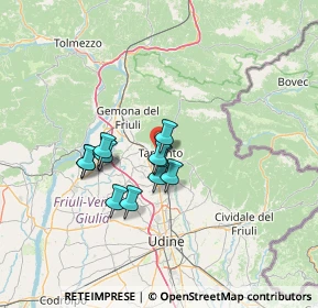 Mappa Via Dante Alighieri, 33017 Tarcento UD, Italia (10.18083)