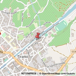 Mappa Lungo Adda Battaglione Tirano, 39, 23037 Tirano, Sondrio (Lombardia)