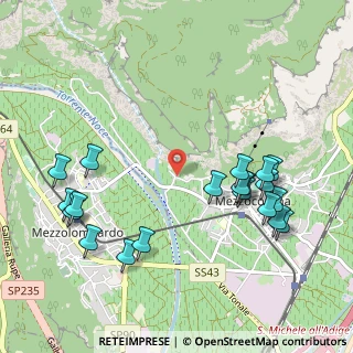 Mappa Via del Castello, 38016 Mezzocorona TN, Italia (1.145)