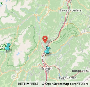 Mappa Via del Castello, 38016 Mezzocorona TN, Italia (49.464)