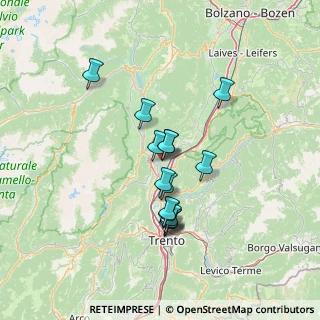 Mappa Via del Castello, 38016 Mezzocorona TN, Italia (11.26733)