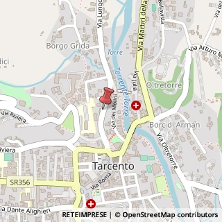 Mappa Via Lungotorre, 5, 33017 Tarcento, Udine (Friuli-Venezia Giulia)