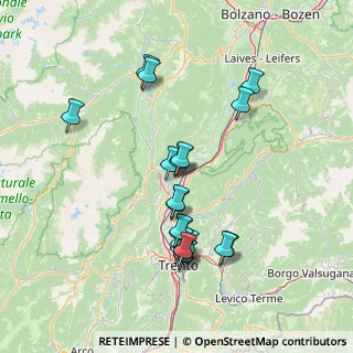 Mappa Via Roma, 38016 Mezzocorona TN, Italia (14.153)