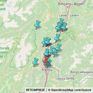 Mappa Via Roma, 38016 Mezzocorona TN, Italia (10.6785)