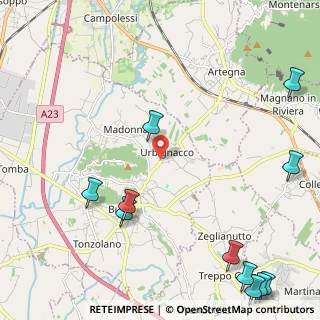 Mappa Via Monsignor Zanin, 33030 Buja UD, Italia (3.3175)