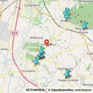 Mappa Via Monsignor Zanin, 33030 Buja UD, Italia (2.43818)