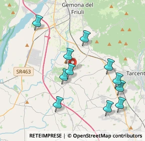 Mappa Via Monsignor Zanin, 33030 Buja UD, Italia (3.96091)