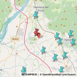 Mappa Via Monsignor Zanin, 33030 Buja UD, Italia (5.59538)