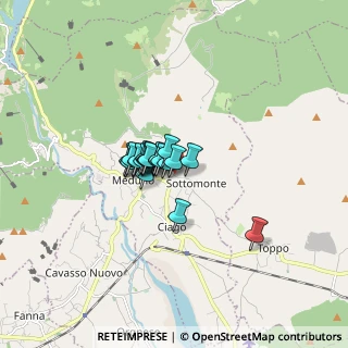 Mappa Via Miani, 33092 Meduno PN, Italia (0.852)