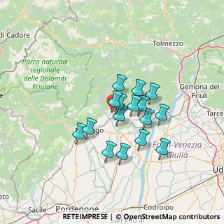 Mappa Via Miani, 33092 Meduno PN, Italia (10.185)