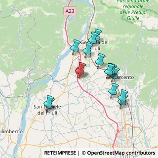 Mappa Via Provinciale Osovana, 33030 Artegna UD, Italia (6.96667)