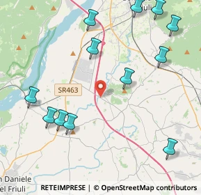 Mappa Via Provinciale Osovana, 33030 Artegna UD, Italia (5.05833)