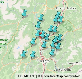 Mappa Via Arturo de Varda, 38017 Mezzolombardo TN, Italia (11.7605)