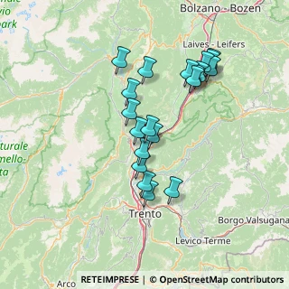 Mappa Corso IV Novembre, 38016 Mezzocorona TN, Italia (12.793)