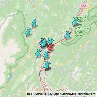 Mappa Corso IV Novembre, 38016 Mezzocorona TN, Italia (4.95059)