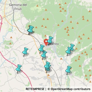 Mappa Via Giovanni Pascoli, 33017 Tarcento UD, Italia (4.11417)