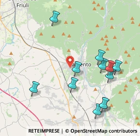 Mappa Via Giovanni Pascoli, 33017 Tarcento UD, Italia (4.35)