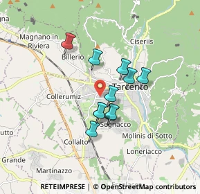 Mappa Via Giovanni Pascoli, 33017 Tarcento UD, Italia (1.21909)