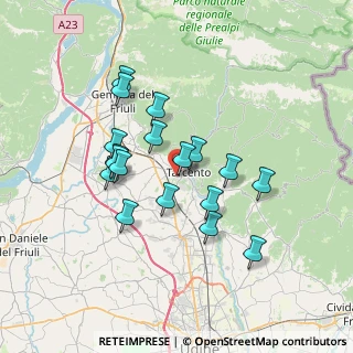 Mappa Via Giovanni Pascoli, 33017 Tarcento UD, Italia (6.03278)