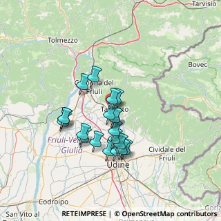 Mappa Via Giovanni Pascoli, 33017 Tarcento UD, Italia (11.354)