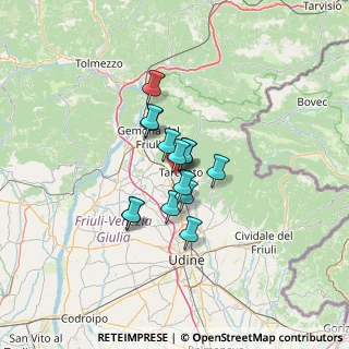 Mappa Via Giovanni Pascoli, 33017 Tarcento UD, Italia (8.05429)