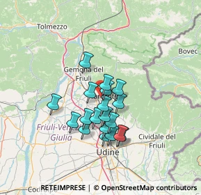 Mappa Via Giovanni Pascoli, 33017 Tarcento UD, Italia (10.26316)