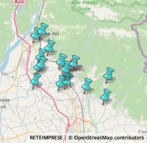 Mappa Via Pasubio, 33017 Tarcento UD, Italia (6.10813)