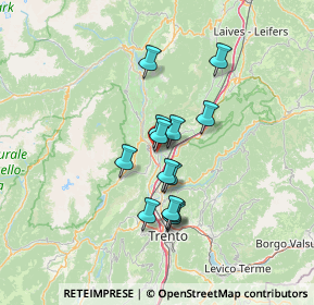 Mappa Via Damiano Chiesa, 38017 Mezzolombardo TN, Italia (10.23846)