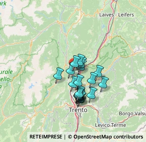 Mappa Via Damiano Chiesa, 38017 Mezzolombardo TN, Italia (9.9415)