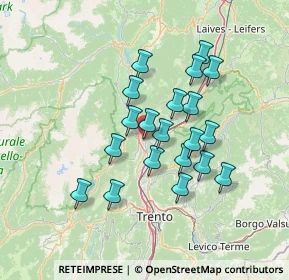 Mappa Via Damiano Chiesa, 38017 Mezzolombardo TN, Italia (11.603)