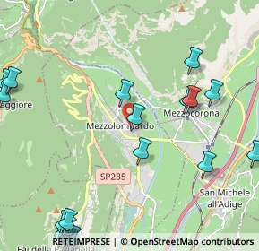 Mappa Via Damiano Chiesa, 38017 Mezzolombardo TN, Italia (3.0565)