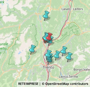 Mappa Piazza Pio XII, 38017 Mezzolombardo TN, Italia (10.03)