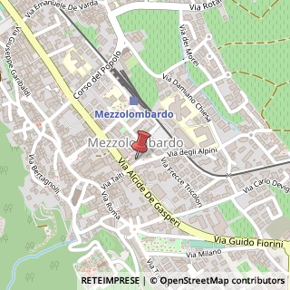 Mappa Piazza Pio XII, 38017 Mezzolombardo, Trento (Trentino-Alto Adige)