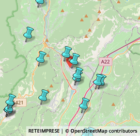 Mappa Piazza Pio XII, 38017 Mezzolombardo TN, Italia (5.782)