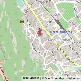 Mappa Corso Giuseppe Mazzini, 13, 38017 Mezzolombardo, Trento (Trentino-Alto Adige)