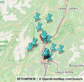 Mappa Corso Giuseppe Mazzini, 38017 Mezzolombardo TN, Italia (10.2765)