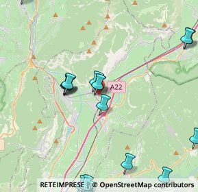 Mappa Via Canè, 38016 Mezzocorona TN, Italia (5.5715)