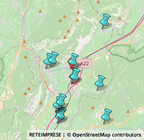 Mappa Via Canè, 38016 Mezzocorona TN, Italia (3.81846)