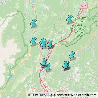 Mappa Via Canè, 38016 Mezzocorona TN, Italia (6.94462)