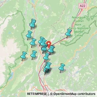 Mappa Via Canè, 38016 Mezzocorona TN, Italia (6.5235)