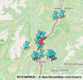 Mappa Via Canè, 38016 Mezzocorona TN, Italia (12.32667)