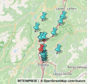 Mappa Via Canè, 38016 Mezzocorona TN, Italia (10.374)