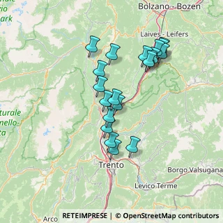 Mappa Via Canè, 38016 Mezzocorona TN, Italia (12.761)