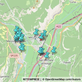 Mappa Via Canè, 38016 Mezzocorona TN, Italia (1.93579)