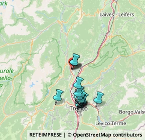 Mappa Via Filos, 38017 Mezzolombardo TN, Italia (12.8775)