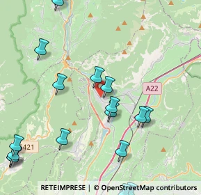 Mappa Via Filos, 38017 Mezzolombardo TN, Italia (5.769)