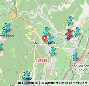 Mappa Via Filos, 38017 Mezzolombardo TN, Italia (3.052)