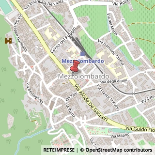 Mappa Via A. Degasperi, 47, 38017 Mezzolombardo, Trento (Trentino-Alto Adige)