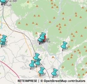 Mappa Via Monte Nero, 33017 Tarcento UD, Italia (5.14308)