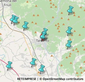 Mappa Via Monte Nero, 33017 Tarcento UD, Italia (4.37417)